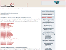 Tablet Screenshot of niedersachsen.immobilienmarkt.de